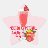 Brauchbar und Brunch Babyduschtopf Stern-Aufkleber (Vorderseite)