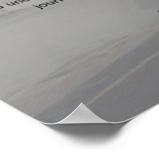 Brauchbares Foto mit verblassten Eheversprechen Poster (Ecke)