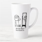 Brauche eine Pause Latte Tasse (Rechts)