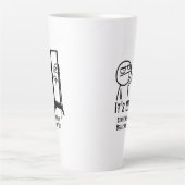 Brauche eine Pause Milchtasse (Vorderseite)