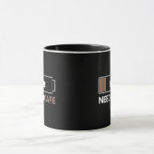 Brauche Kaffe Funny Low Battery Kaffeetasse (Zentrum)