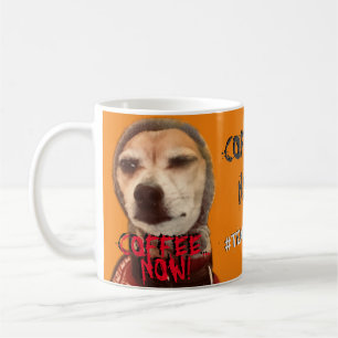 Brauche Kaffee JETZT! Carlos B. Dog Kaffee Tasse