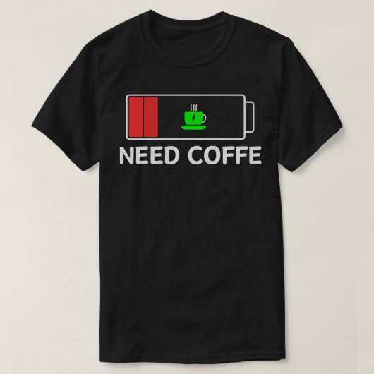 brauche Kaffee T-Shirt (Design vorne)