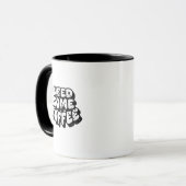 Brauche Kaffee!!!! Tasse (Vorderseite Links)