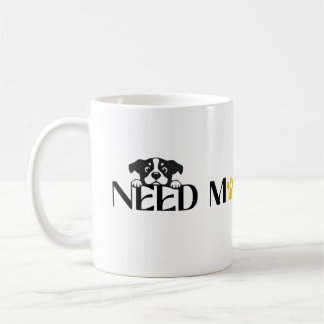 Brauche mehr Leckerlis - Lustige Haustierdesigns  Kaffeetasse