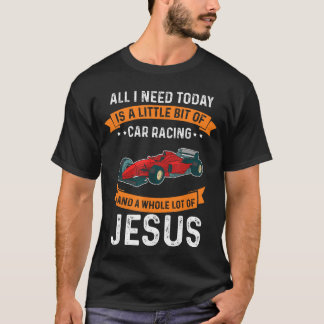 Brauche Rennen und Jesus Christlicher Gott Liebe A T-Shirt