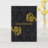 Bräuche und Glückwünsche Karte (Gelbe Blume)