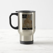 BRAUCHEN KAFFEE RICHTIG! Manx Cat Funny Stainless Reisebecher (Links)
