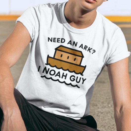 Brauchen Sie eine Arche? Ich Noah Typ. T-Shirt