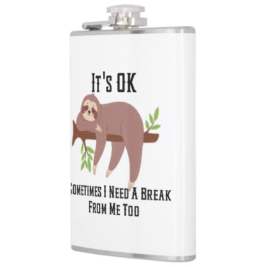 Brauchen Sie eine Pause Flachmann (Links)