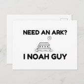 Brauchen Sie einen Ark I Noah Typ Postkarte (Vorne/Hinten)