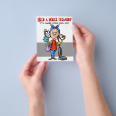 Brauchen Sie einen Hausreiniger? Benutzerdefiniert Flyer (Gruppe)