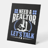 Brauchen Sie einen Realtor? Reales Anwesen Agent v Sockelschild (Vorderseite)