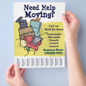 Brauchen Sie Hilfe beim BEWEGEN? LKW.Umsiedlung.Ha Flyer (Hand)