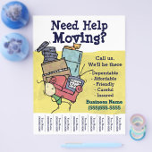 Brauchen Sie Hilfe beim BEWEGEN? LKW.Umsiedlung.Ha Flyer (Einzeln)