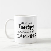 Brauchen Sie keine Therapie nur gehen Camping Gebu Kaffeetasse (Links)