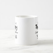 Brauchen Sie keine Therapie nur noch mehr Geburtst Kaffeetasse (Mittel)
