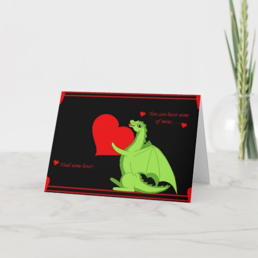 Brauchen Sie Liebe? Feiertagskarte (Vorderseite)