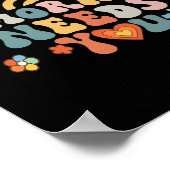 Brauchen Sie Mental Health Awareness Groovy Retro Poster (Ecke)