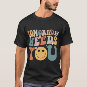 Brauchen Sie Mental Health Awareness Groovy Retro  T-Shirt