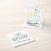 Brauchen Sie nicht mein Getränk? Rechteckiger Pappuntersetzer (Vor Ort)