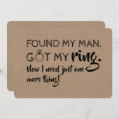 Brauchen Sie noch eine Sache mit dem Vorschlag von Einladung (Vorne/Hinten)