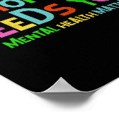 Brauchen Sie psychische Gesundheitsprobleme Sensib Poster (Ecke)