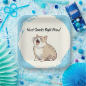 Brauchen Sie Snacks auf dem rechten Bildschirmplat Pappteller (Party)