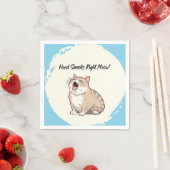 Brauchen Sie Snacks auf dem richtigen Platz Papier Serviette (Beispiel)