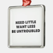 Brauchen Sie wenig Woll weniger ungestört Ornament Aus Metall (Links)