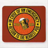 BRAUCHT BIER! MOUSEPAD (Vorne)