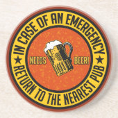 BRAUCHT BIER! Untersetzer (Vorne)