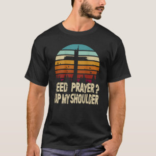 Braucht Gebete Stich meinem Schulter Jesus Vintage T-Shirt