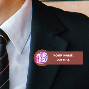 Brauchte Namensmarke für benutzerdefinierte Logos  Namensschild