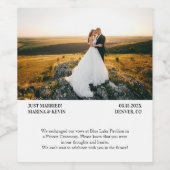 Brauchtum-Foto Weinetikett (Einzelnes Label)