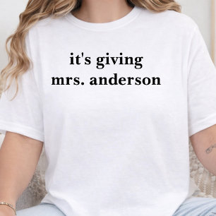Brauchübergabe an Mrs Bride To Be - Junggesellinne T-Shirt