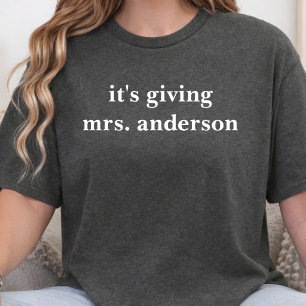 Brauchübergabe an Mrs Bride To Be - Junggesellinne T-Shirt