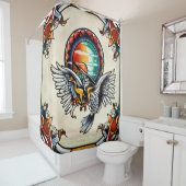 Brauchwasservorhang Duschvorhang (Beispiel)