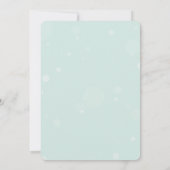 Braudusche in Rosa und Babyblau - Einladung (Rückseite)