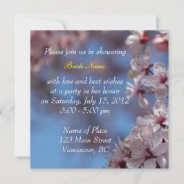 Braudusche, Kirschblütenbaum Einladung