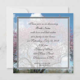 Braudusche, Kirschblütenbaum Einladung