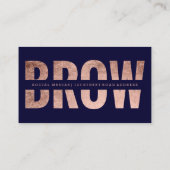 Braue schnitt visitenkarte (Rückseite)