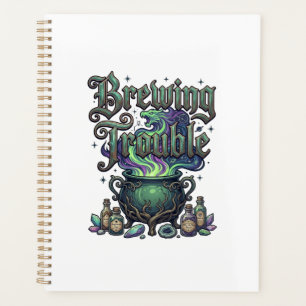 Brauen Ärger Kessel Drache Alchemie Kristalle H Planer