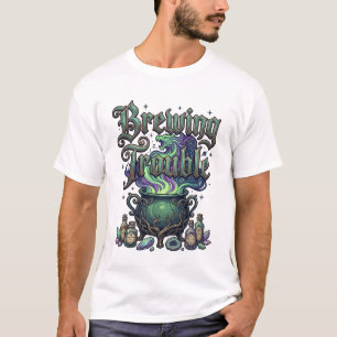Brauen Ärger Kessel Drache Alchemie Kristalle H T-Shirt