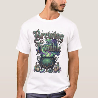 Brauen Ärger Kessel Drache Alchemie Kristalle H T-Shirt