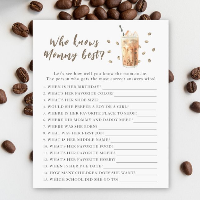 Brauen Babydusche - Wer kennt die Mama am besten (Von Creator hochgeladen)