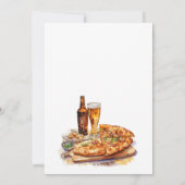 Brauen bevor ich Bier Brauereidusche mache Einladung (Rückseite)