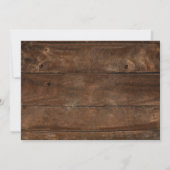 Brauen bevor ich Dos Brauerei Hochzeit Probe Holz Einladung (Rückseite)