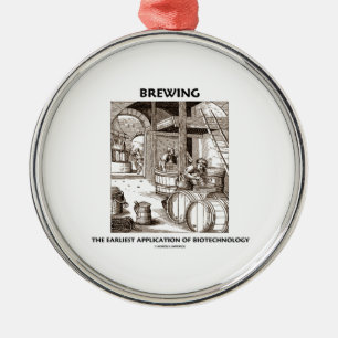 Brauen - Die früheste Anwendung der Biotechnologie Silbernes Ornament