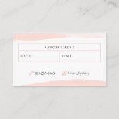 Brauen durch Gänseblümchen Visitenkarte (Rückseite)